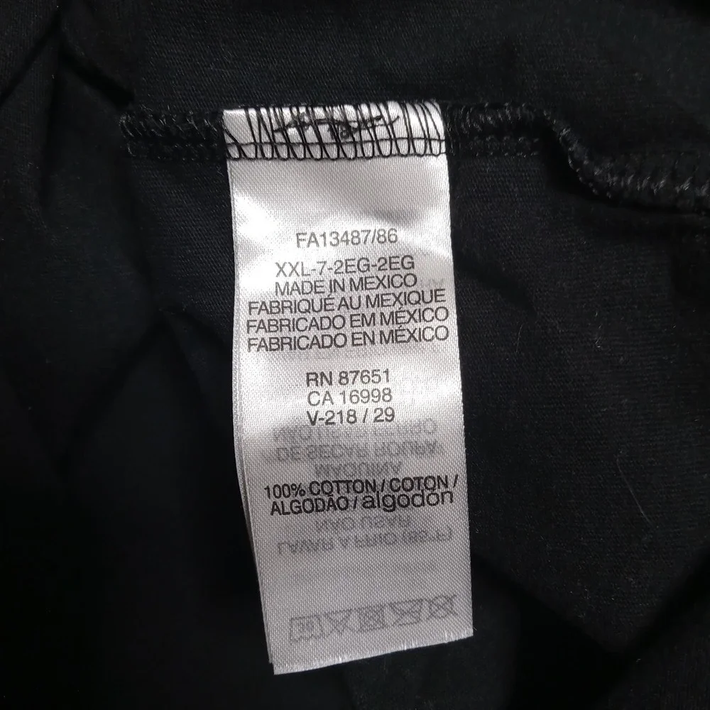 Lacoste Men's Underwear Base Layer‎ T-Shirt short Sleeve XXL Black